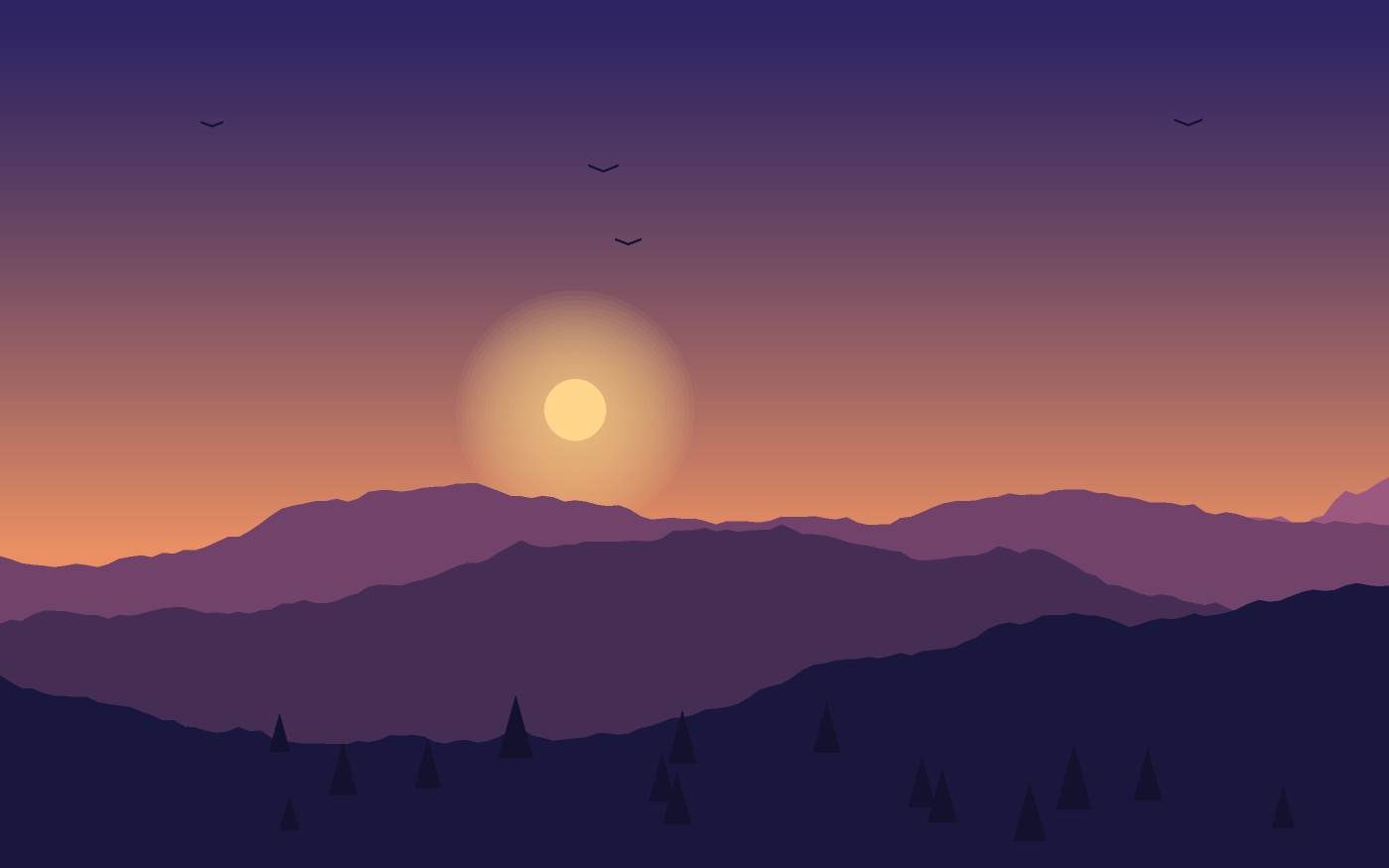 Landschaftsillustration