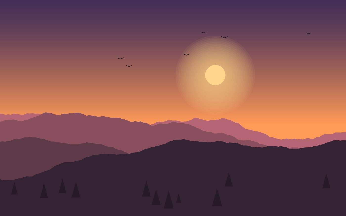 Landschapsillustratie