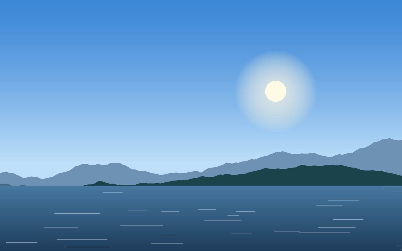 Landschapsillustratie
