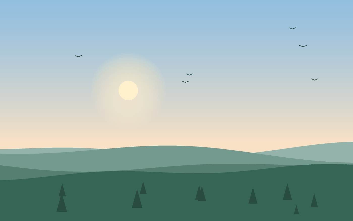 Landschaftsillustration