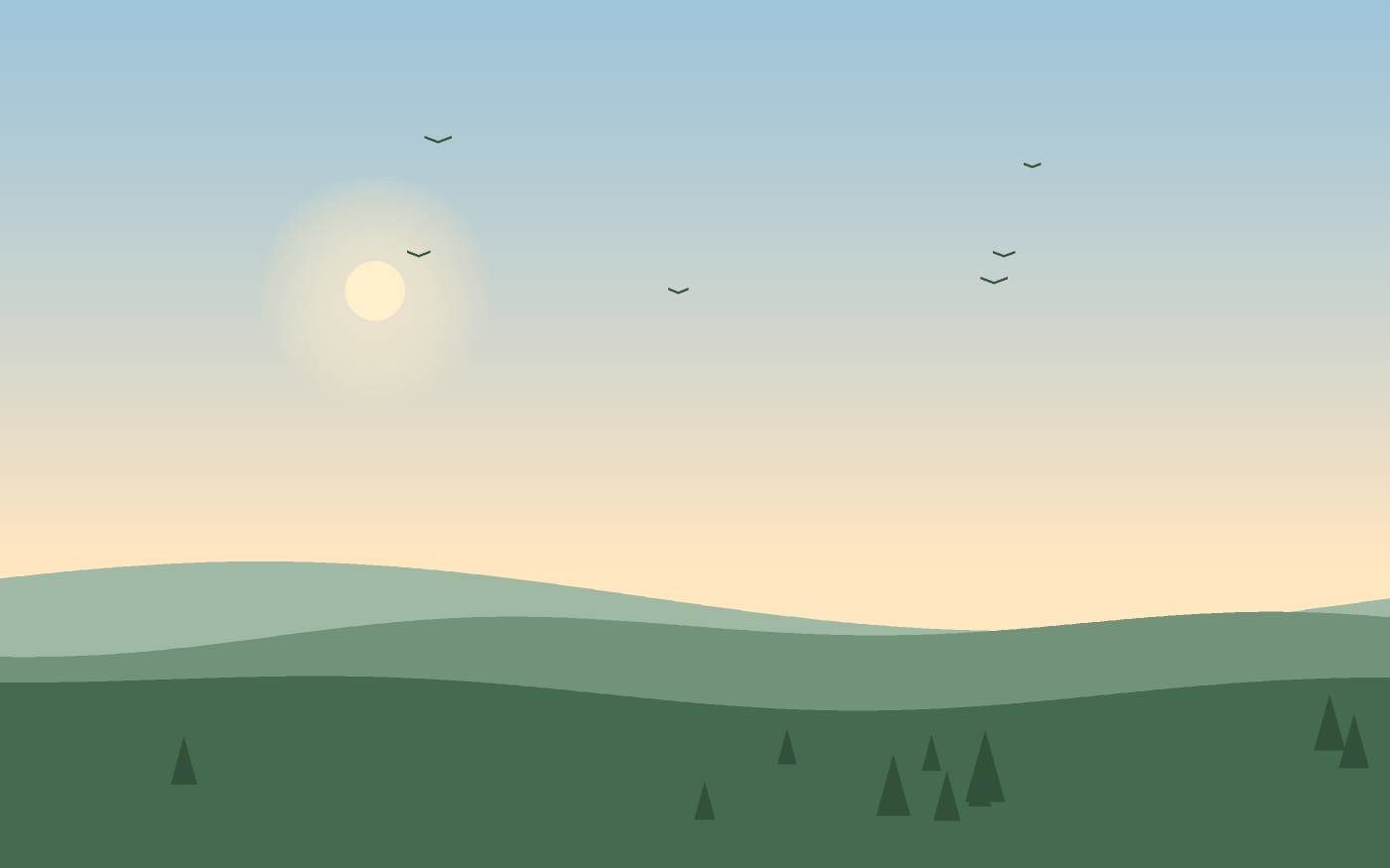 Landschaftsillustration