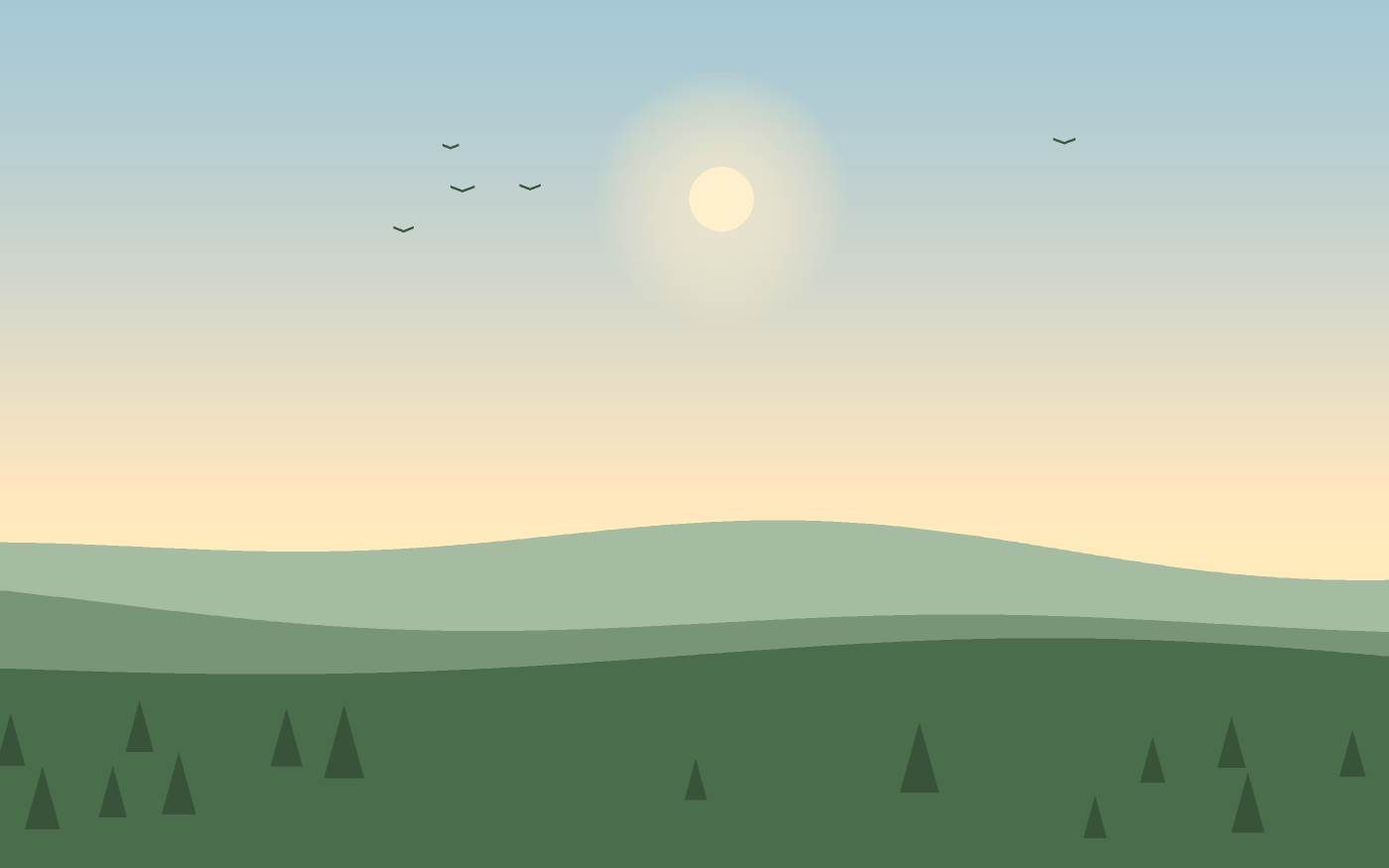 Ilustrace krajiny