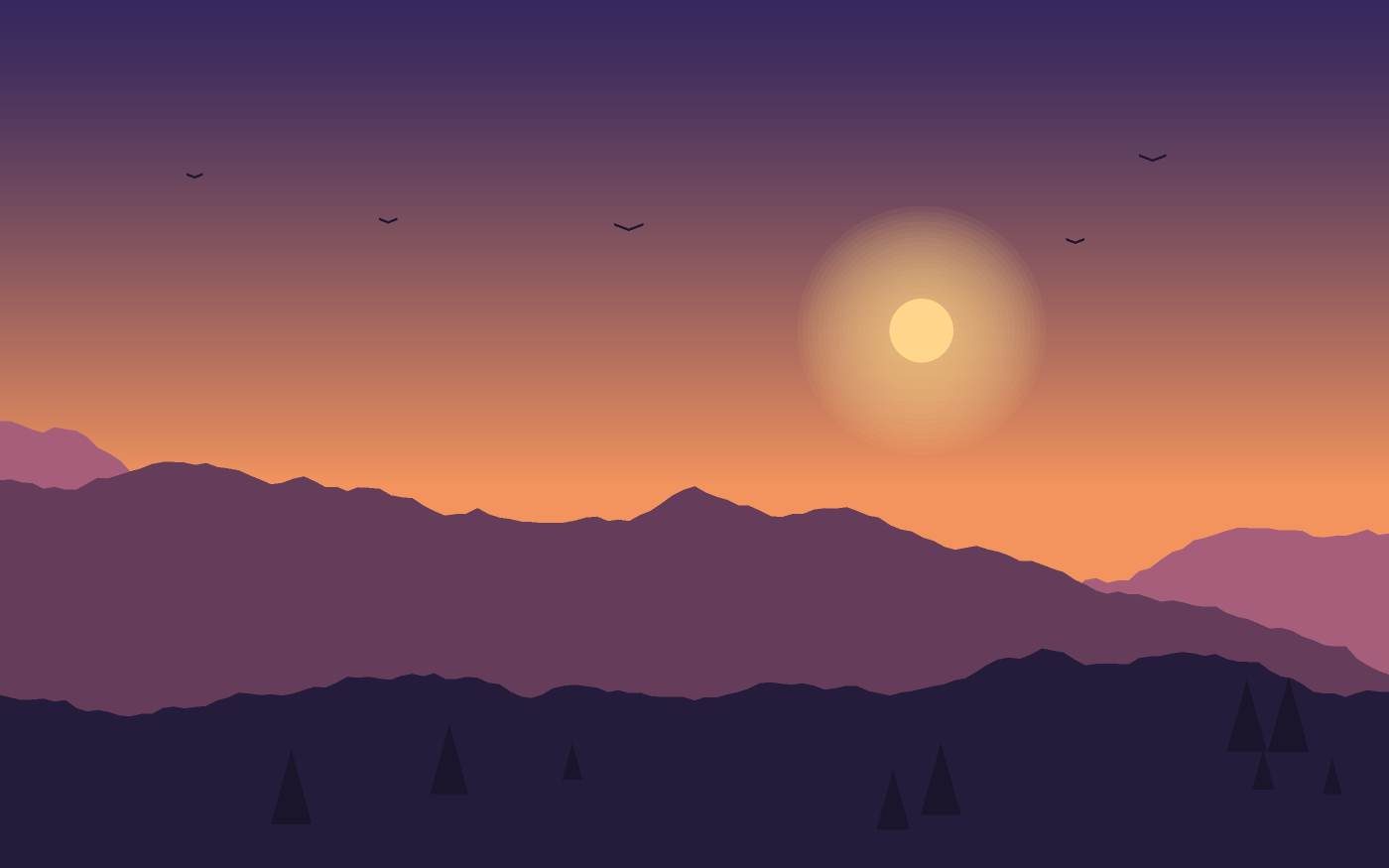 Landschaftsillustration