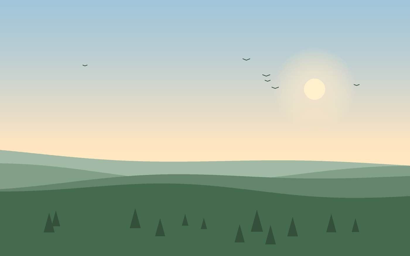 Landschaftsillustration