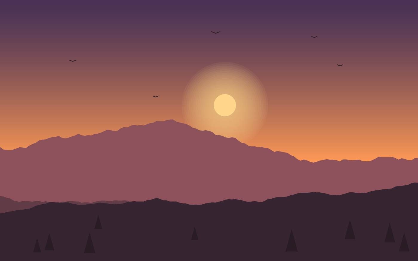 Landschaftsillustration