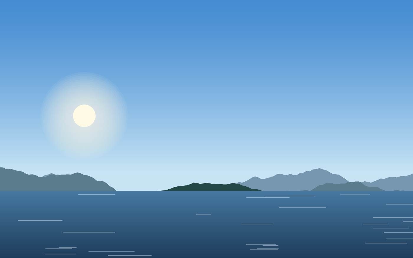 Landschapsillustratie
