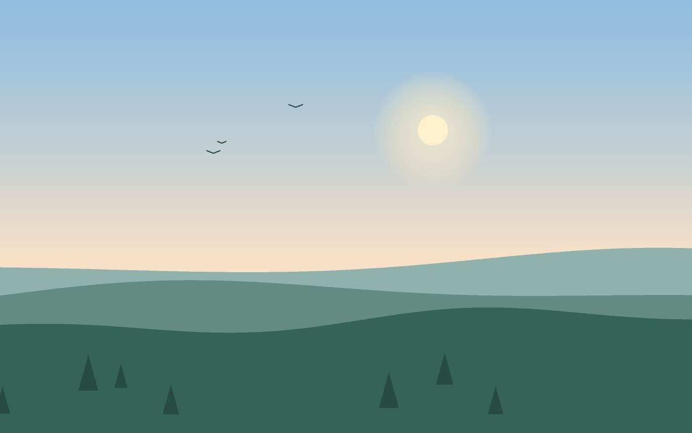 Ilustracja krajobrazu